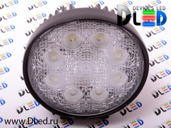 Фара рабочего освещения 24w 8 led (circle)   Фара рабочего освещения 24w 8 led (circle)