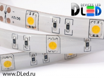   Светодиодная лента DLed IP65 SMD 5050 30LED Тёпло-белая