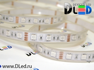 Светодиодная лента DLed IP67 SMD 5050 60LED RGB   Светодиодная лента DLed IP67 SMD 5050 60LED RGB
