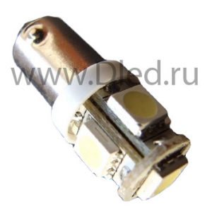   Автолампа светодиодная T4W - 5 SMD 5050 12V