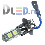   Автолампа светодиодная H3 - 9 SMD 5050