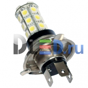   Автолампа светодиодная H4 - 27 SMD 5050