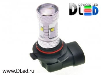   Автолампа светодиодная HB3 9005 - 6 CREE XB + Линза