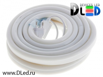 Неон светодиодный гибкий 80 Led белого свечения   Неон светодиодный гибкий 80 Led белого свечения