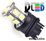   Светодиодная автомобильная лампа W27W - T25 - 3156 - W3х16d - 13 SMD 5050 Black