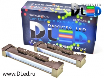   Дневные ходовые огни от компании DLED DRL URAL 1 Черный ХРОМ