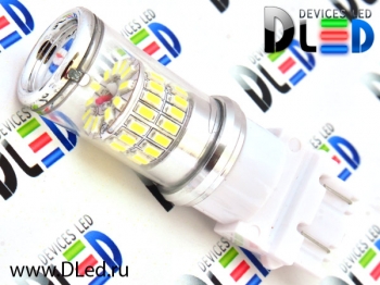   Автолампа светодиодная P27/7W - T25 - 3157 - 48 SMD3014 + Стабилизатор