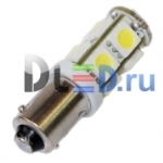   Автолампа светодиодная T4W - 9 SMD 5050