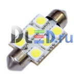   Автолампа светодиодная 24V C5W FEST 36мм SV8,5 - 6 SMD 5050