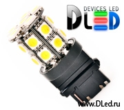   Светодиодная автомобильная лампа W27W - T25 - 3156 - W3х16d - 20 SMD 5050 Black