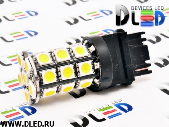   Светодиодная автомобильная лампа W21W - T20 - 7440 - W3x16d - 20 SMD 5050 Black