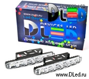   Дневные ходовые огни DLed DRL-124 SMD3528-5050 2x2W