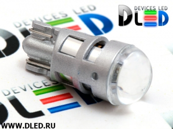   Светодиодная автомобильная лампа T10 - W5W - 3W 1 SMD 3030