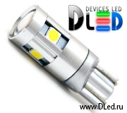   Светодиодная автомобильная лампа T10 - W5W - 5 SMD 3030