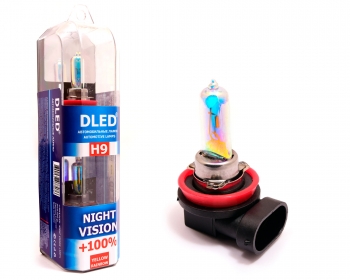 Лампа для авто DLED H9 Night Vision Rainbow   Лампа для авто DLED H9 Night Vision Rainbow