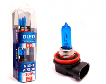   Лампа для авто DLED H9 Night Vision 8000K