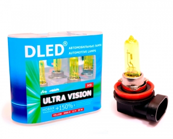 Автомобильная лампа H9 3000K DLED "Ultral Vision"   Автомобильная лампа H9 3000K DLED "Ultral Vision"