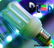   Энергосберегающая люминесцентная лампа E27 9W "Дуга"