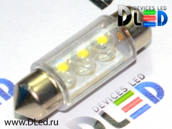   Автолампа светодиодная C5W FEST 36мм SV8,5 - 3 Dip-Led