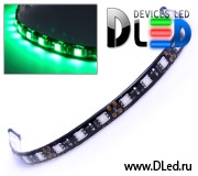   Светодиодная автомобильная лента DLED 30см SMD 5050 18Led Зеленого свечения